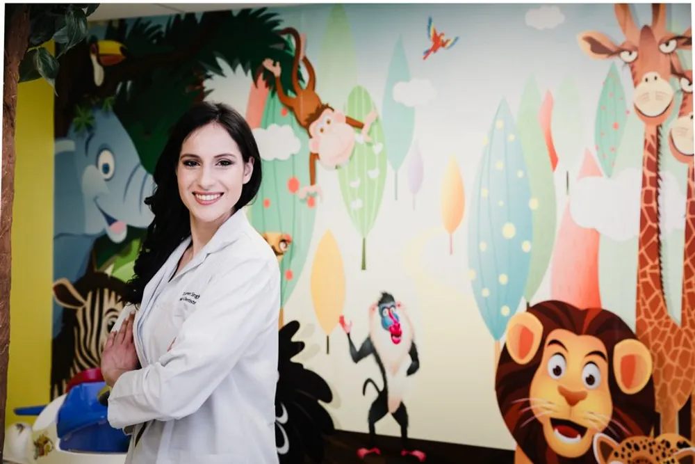 Dr. Jasveen Singh in her practice.